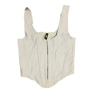 Light Blue Corset Top